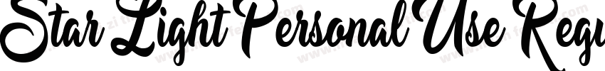 Star Light Personal Use Regular字体转换